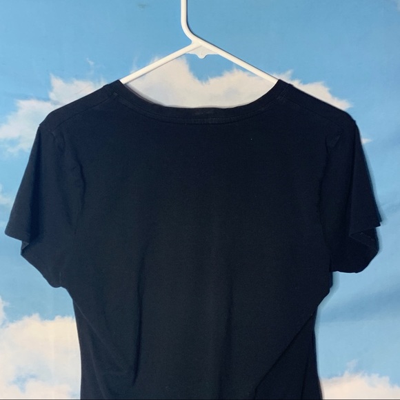 Banana Republic- Black V-neck Tee size Medium - Picture 7 of 9